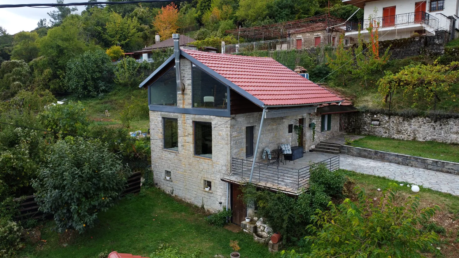 Η Villa 18 από ψηλά
